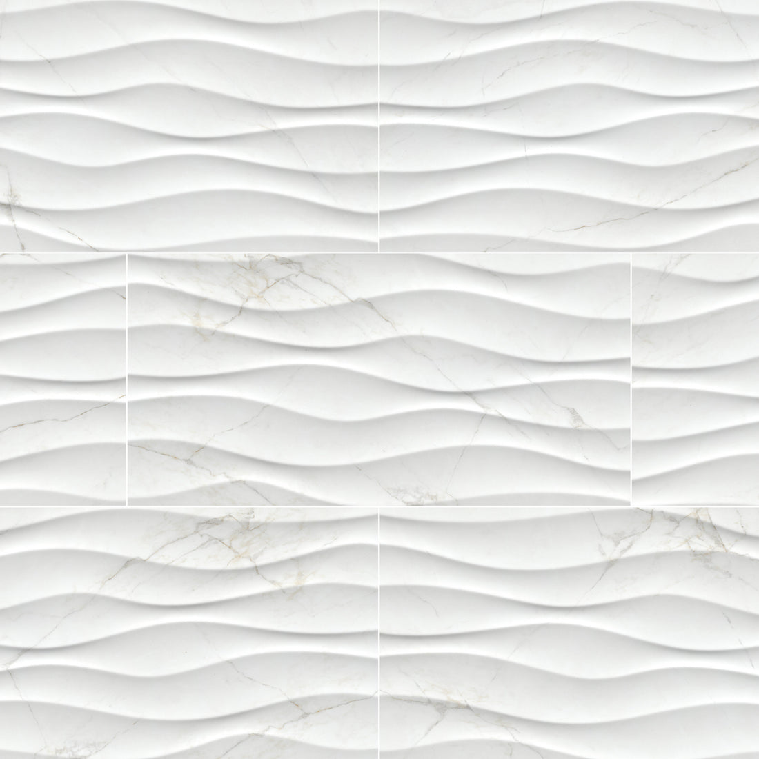 MSI Dymo Calacatta Wavy White 12x24