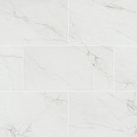 MSI Dymo Calacatta White 12x24 — Porcelain Wall Tile in white tonality