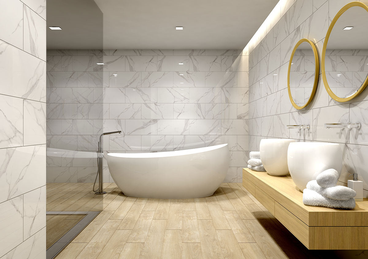 MSI Dymo Statuary 12x24 Tile — surface detail in natural tonality