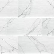 Dymo Statuary Stripe White Tile 12x24
