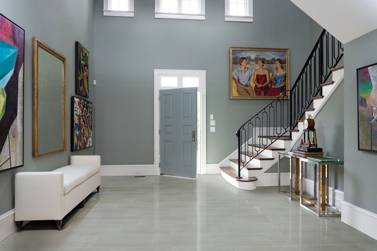 MSI Eden Dolomite — surface detail in natural tonality through-bodied porcelain for full-room install