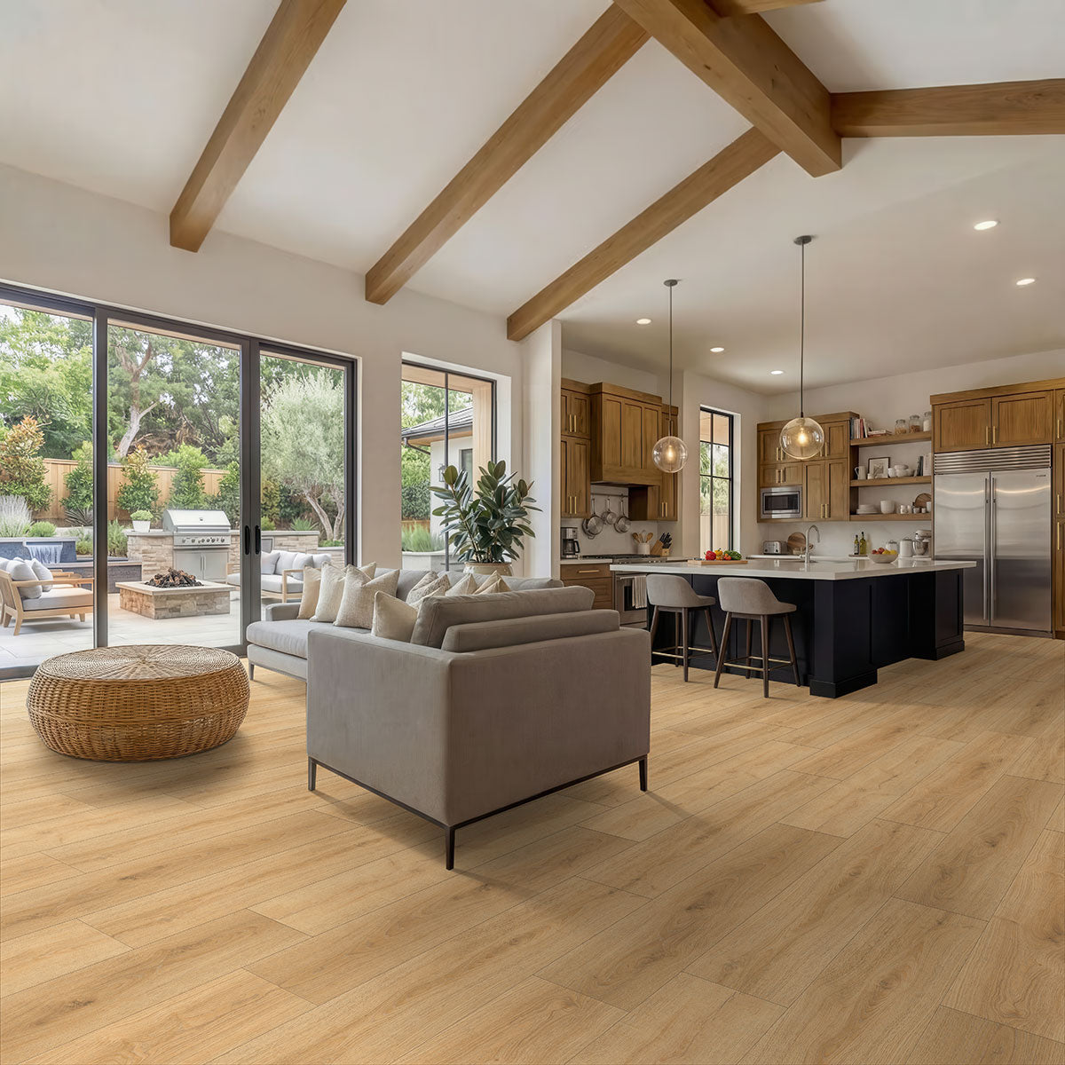 MSI Wayne Parc Elwood Luxury Vinyl Plank Flooring — surface detail in natural tonality