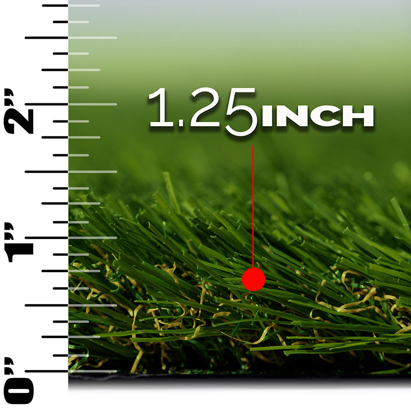 MSI Emerald Precut Turf 81 Turf — surface detail in natural tonality