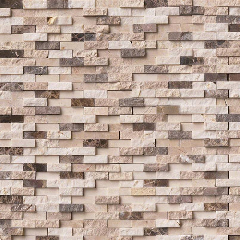 MSI Emperador Dark Blend Splitface Wall Tile