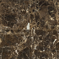 MSI Emperador Dark Marble — Natural Stone Mosaic 12x12 polished