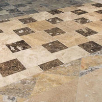 MSI Emperador Dark Marble — surface detail in natural tonality