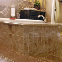 MSI Emperador Dark Marble — surface detail in natural tonality