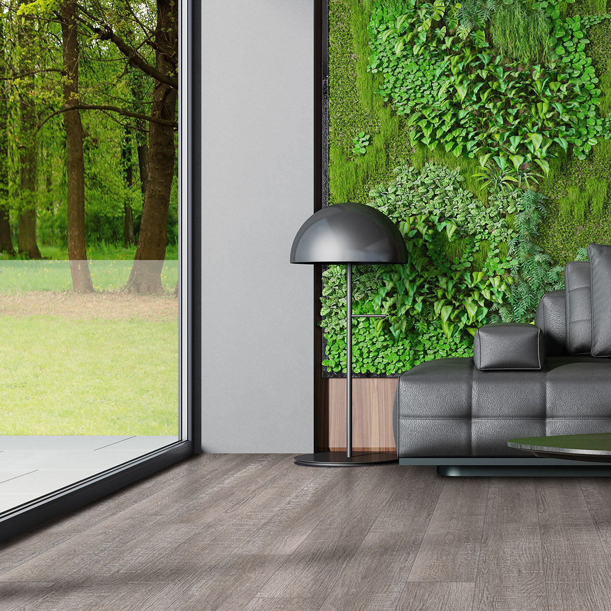 MSI Smithcliffs Emridge Rigid Core Flooring — surface detail in natural tonality