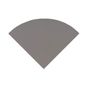 Engineered Gray 9" Radius Cornershelf Polished
