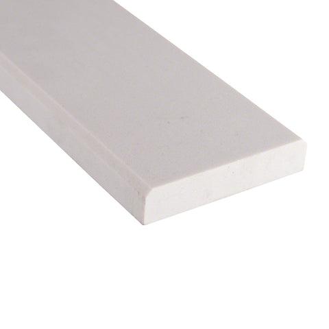 MSI Engineered White 4x24x0.625 Polished Double Beveled Threshold