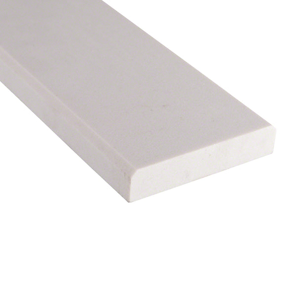 MSI Engineered White 4x24x0.625 Polished Double Beveled Threshold
