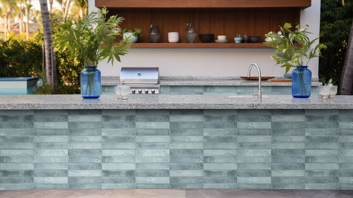 MSI Everest Mist — surface detail in natural tonality quarried slab for kitchen and counter install