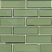 Evergreen Beveled Subway Tile 2x6