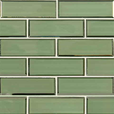 MSI Evergreen Beveled Subway Tile 2x6