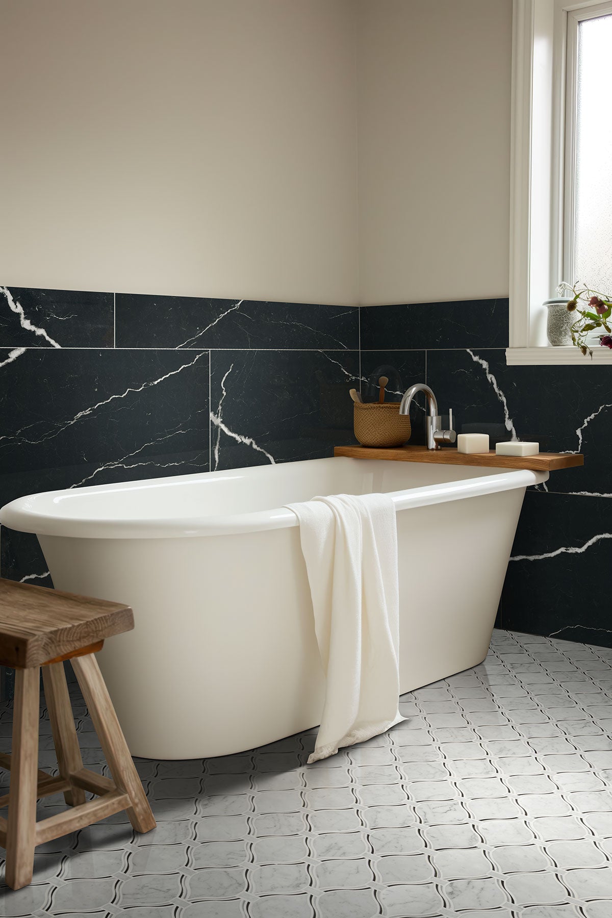 MSI Exotika Soho Noir Porcelain Tile — room scene