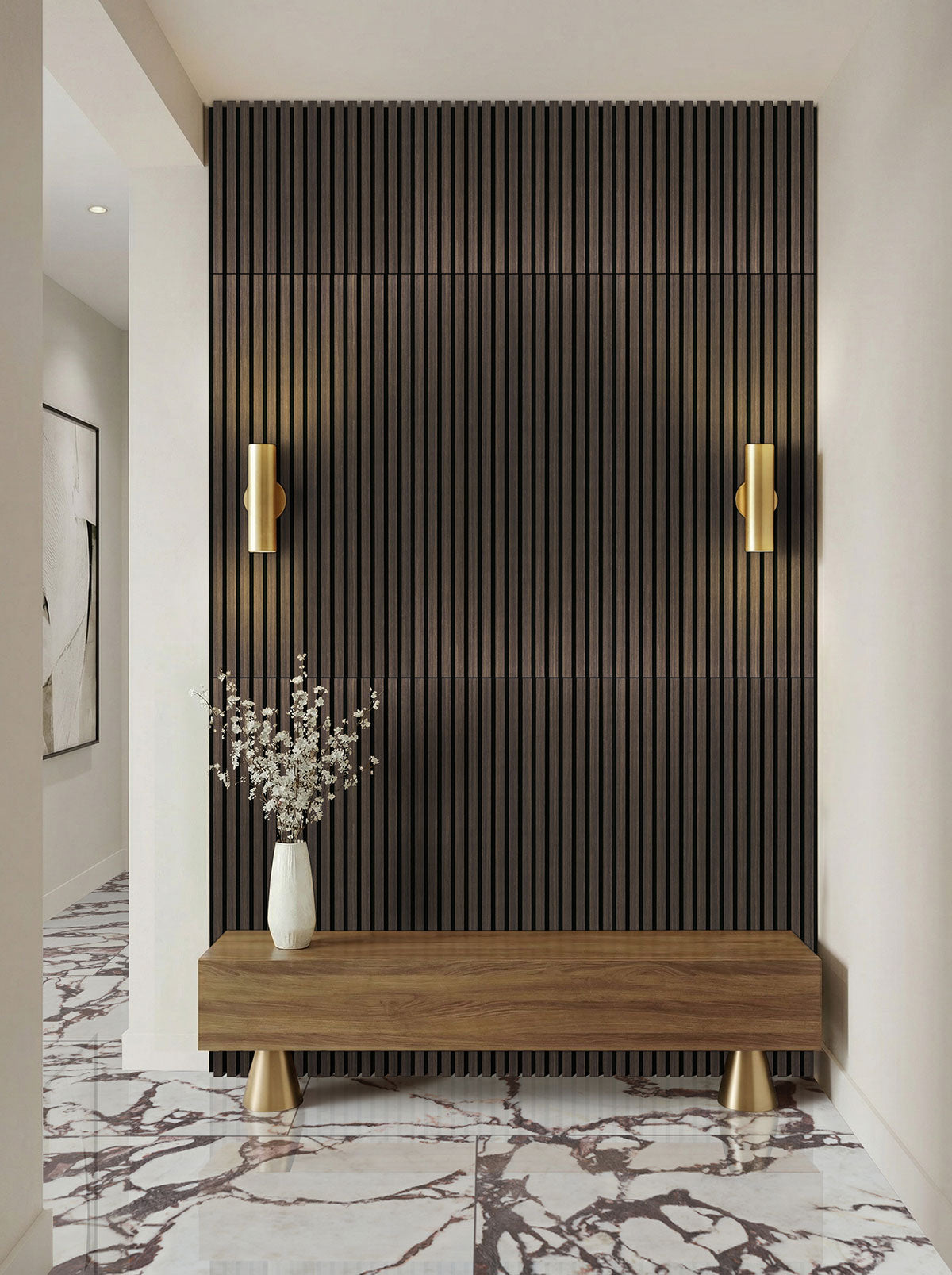 MSI Violetta 24 x 48 Polished — surface detail in natural tonality