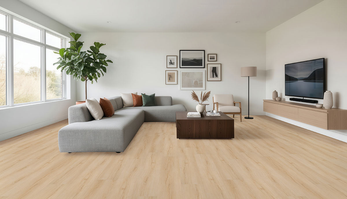 MSI Nove Fallonton Luxury Vinyl Plank Flooring — surface detail in natural tonality