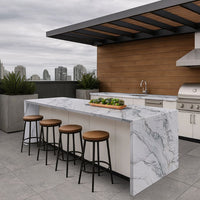 MSI Florida Wave Quartzite — surface detail in natural tonality