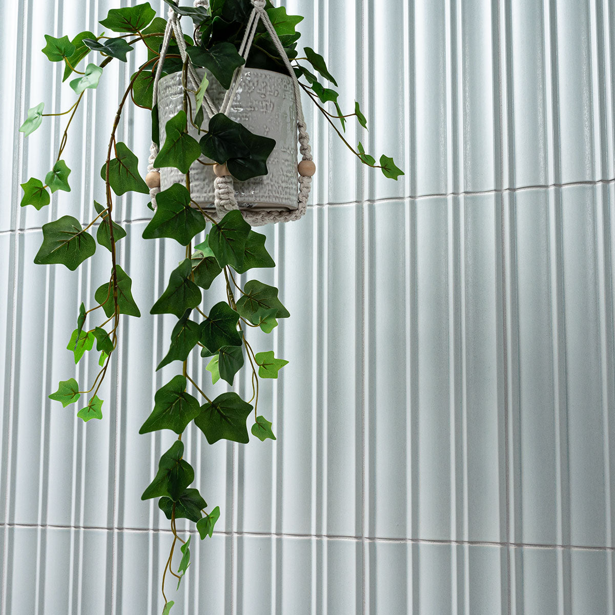 MSI Folk Sky Fluted Tile — surface detail in natural tonality