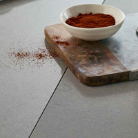 MSI Fossil Gray Quartz — surface detail in gray tonality factory-finished eased edge ready for install