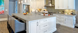 MSI Fossil Gray - Quartz Island Countertop