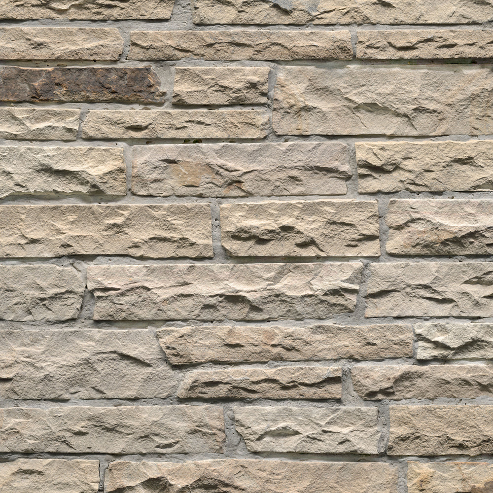 MSI Fossil Rustic Rockmount Veneers — Stacked Stone Veneer panelized stacked-stone wall cladding