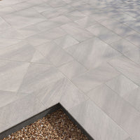 MSI Fossil Snow Porcelain Paver — surface detail in natural tonality