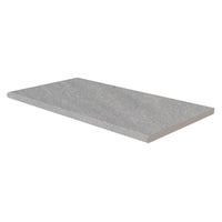 MSI Fossil Snow Porcelain Coping — Pool Coping double-bullnose quarried marble pool edge