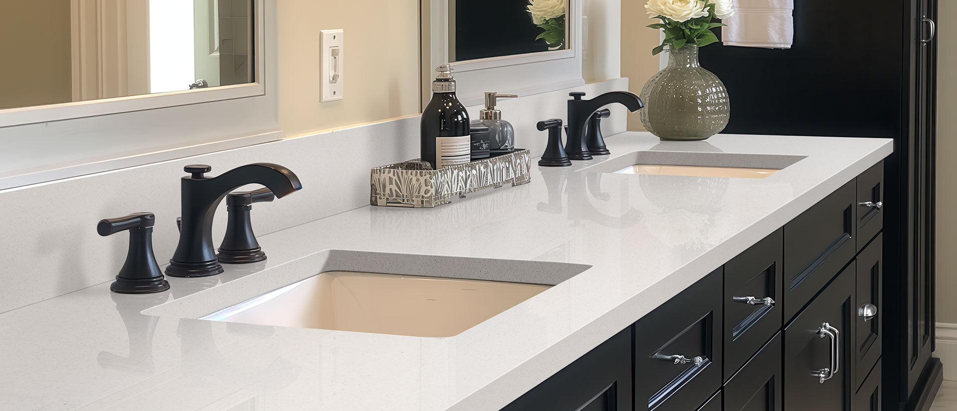 MSI Frost White - Quartz Island Countertop