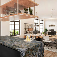 MSI Fusion Granite — surface detail in natural tonality factory-finished eased edge ready for install