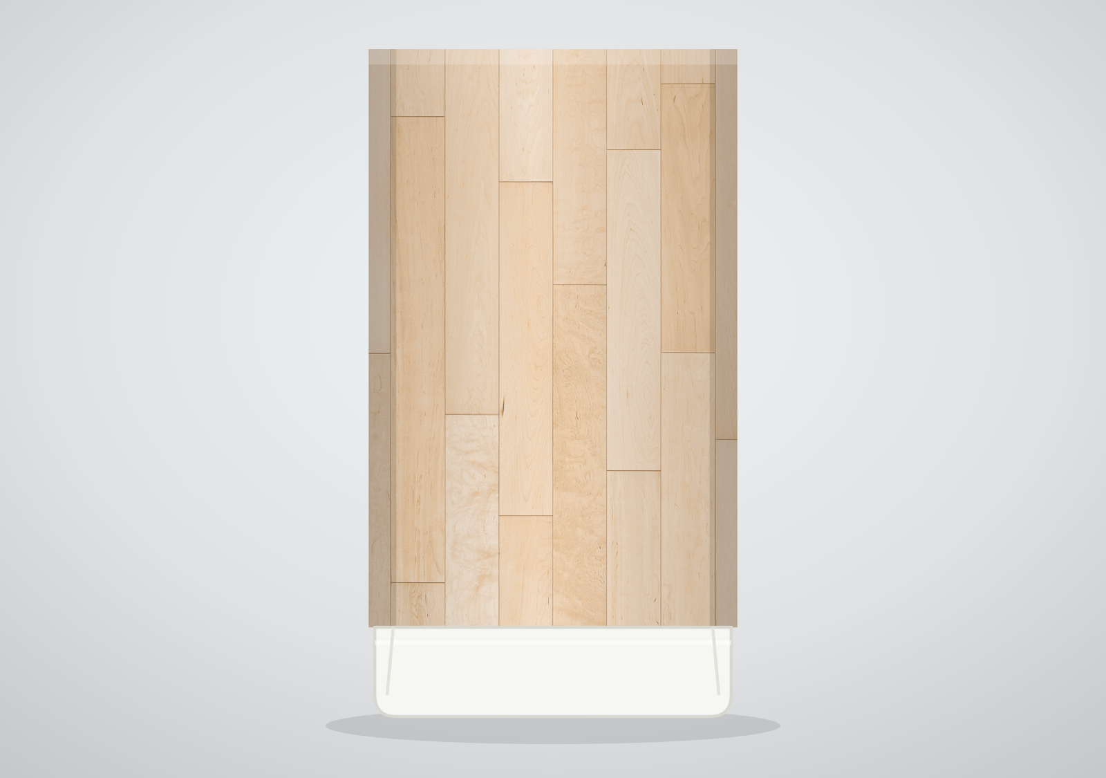 Crystal Valley Natural 1/2" x 3-1/4" Baby Threshold