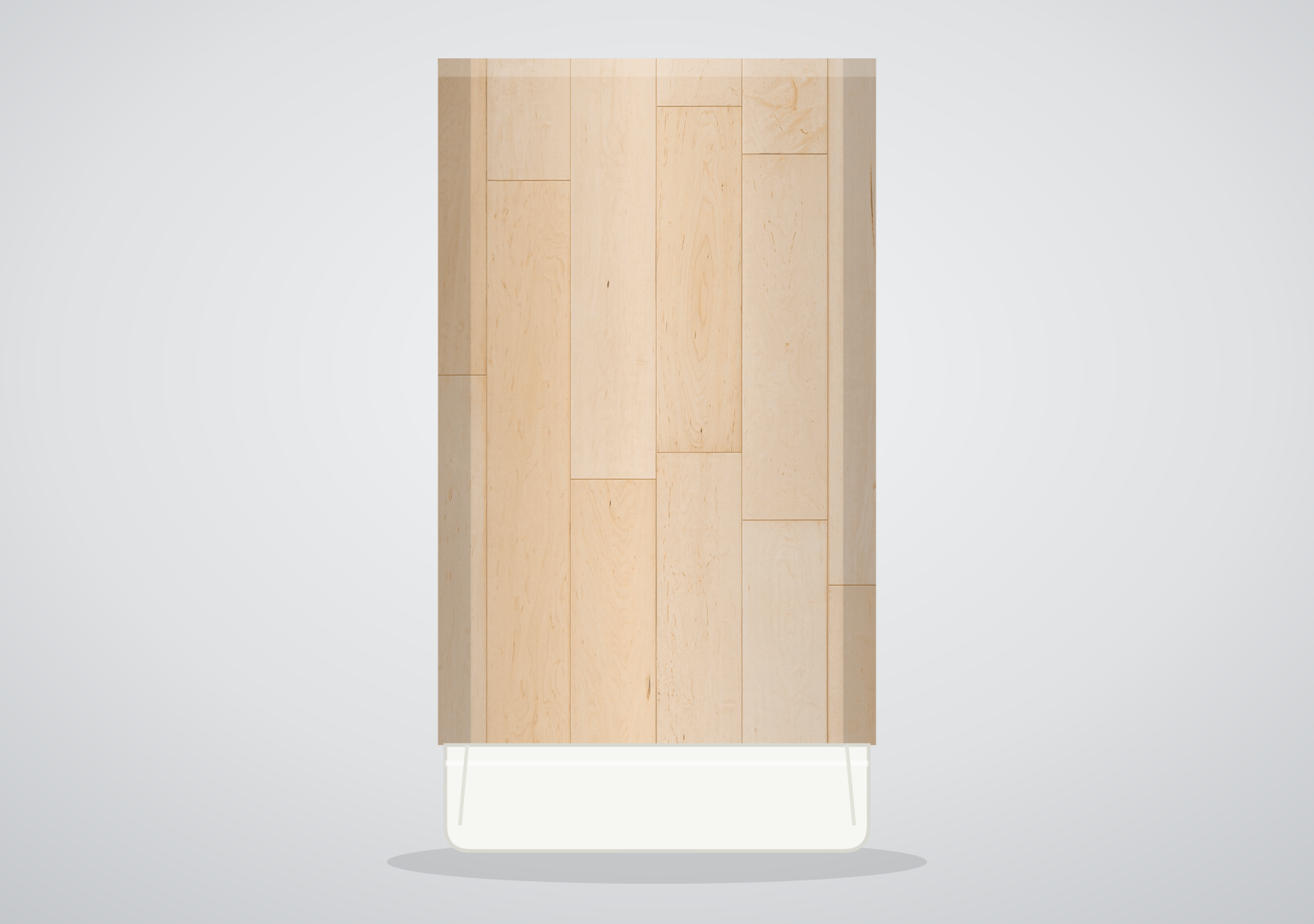 Crystal Valley America Natural 1/2" x 3-1/4" Baby Threshold