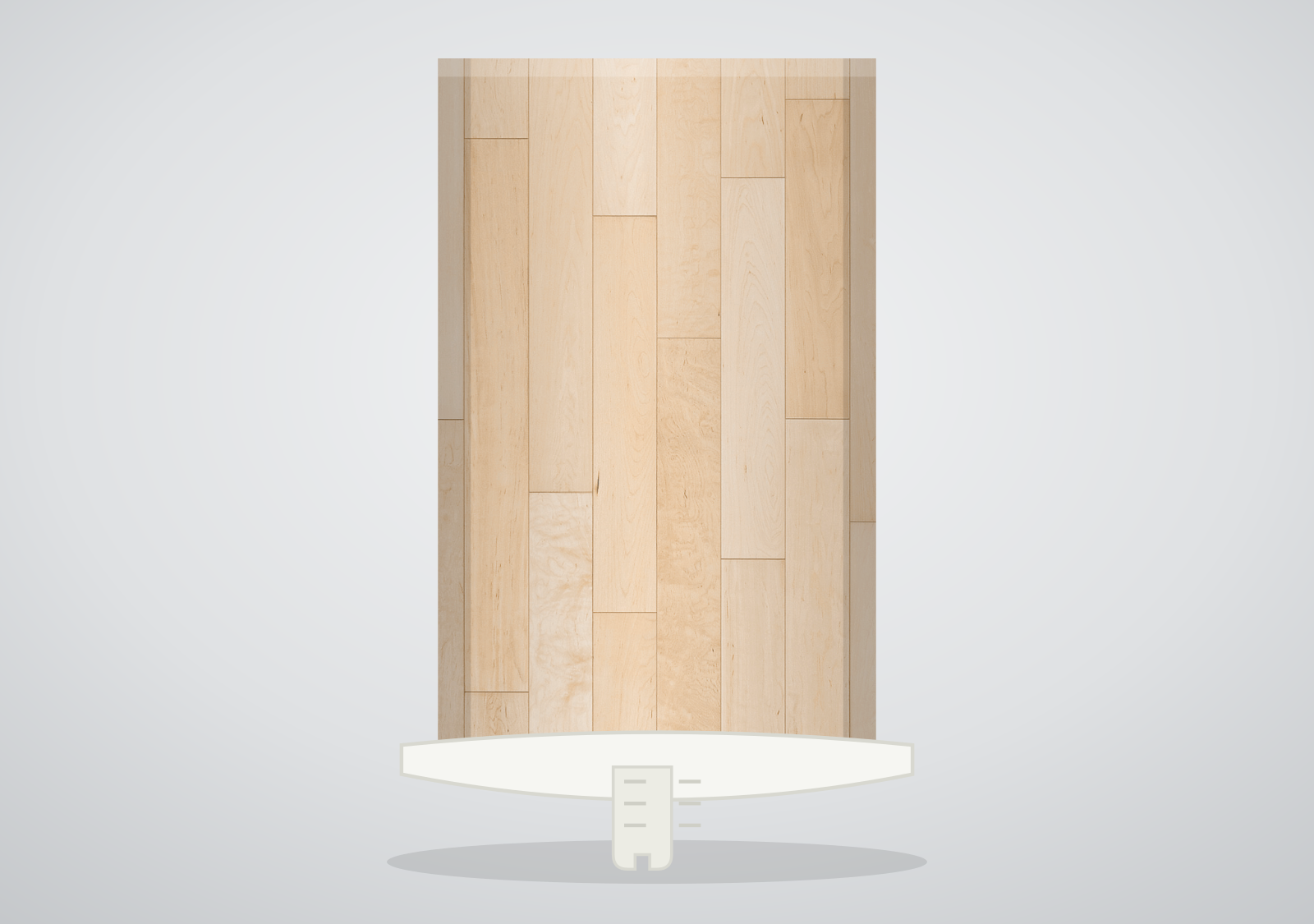 Crystal Valley Natural 1/2" x 3-1/4" T-Moulding