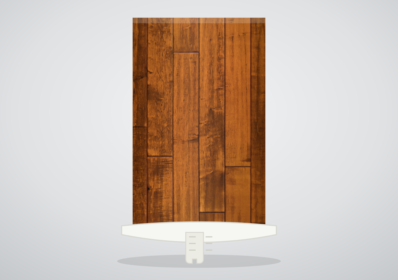 Garrison II Distressed Syrup T-Moulding