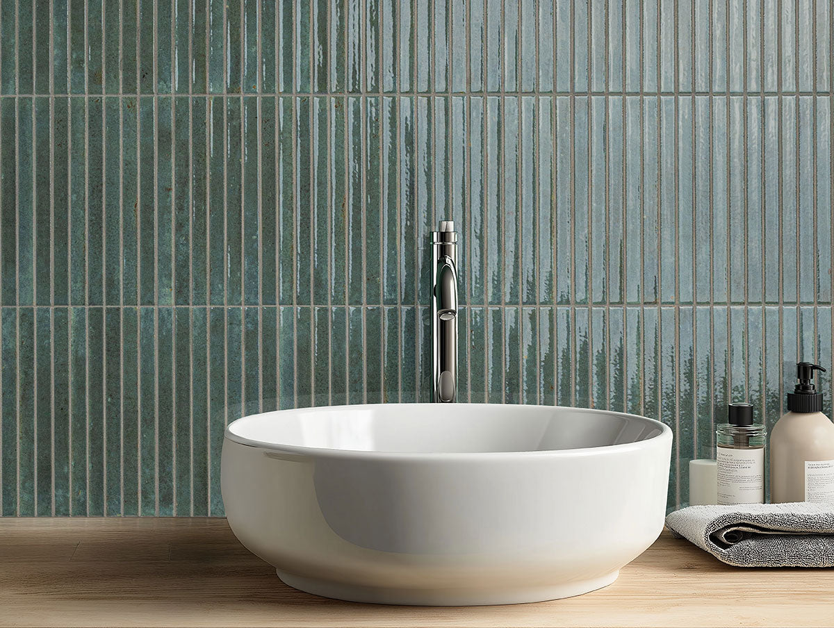 MSI Gems Caraibi Fluted Tile — surface detail in natural tonality