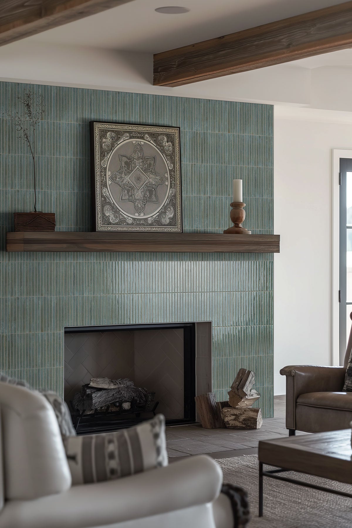 MSI Gems Caraibi Fluted Tile — surface detail in natural tonality