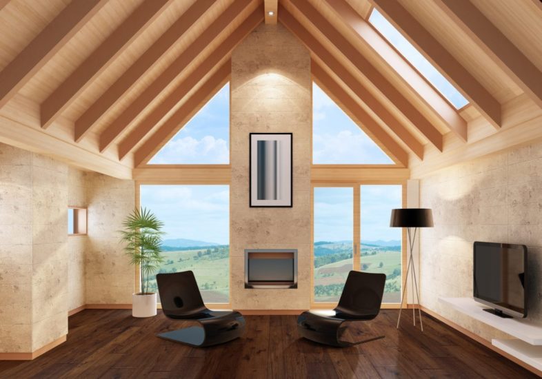 Hickory Genoa engineered hardwood room scene