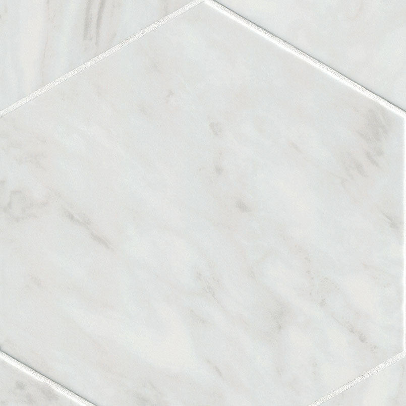 MSI Geoglam Calacatta Porcelain Tile — Porcelain Wall Tile 11 x 13 hexagon