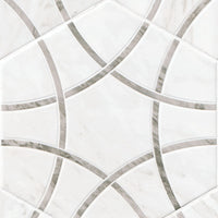 MSI Geoglam Cloud Porcelain Tile — Porcelain Wall Tile 11 x 13 hexagon