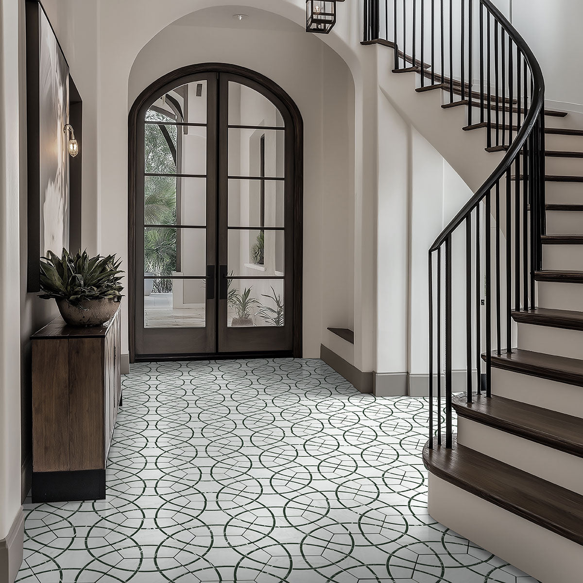 MSI Geoglam Midnight Porcelain Tile — surface detail in natural tonality