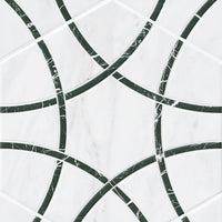 MSI Geoglam Midnight Porcelain Tile — Porcelain Wall Tile 11 x 13 hexagon