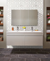 MSI Bianco Dolomite Georama Grigio Polished Marble Tile