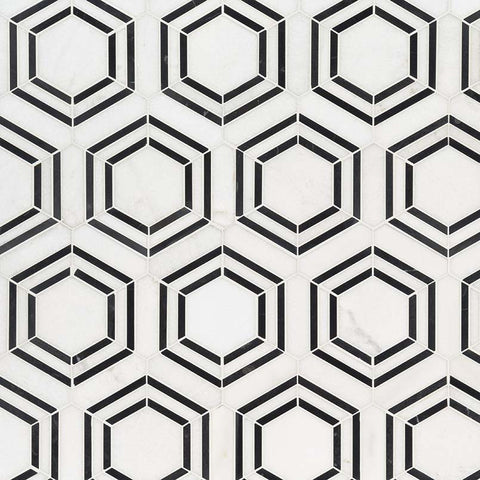 MSI Georama Nero Geometric Tile
