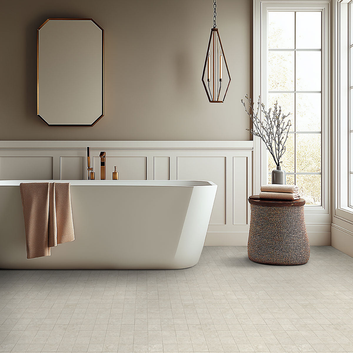 MSI Girona Marfil Lappato 3D — surface detail in natural tonality