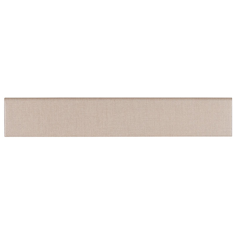MSI Loft Glacier 3X18 Bullnose Matte — Tile Trim finishing trim piece color-matched to parent series