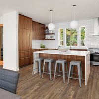 MSI Glenridge Aged Hickory Luxury Vinyl Plank Flooring — surface detail in natural tonality