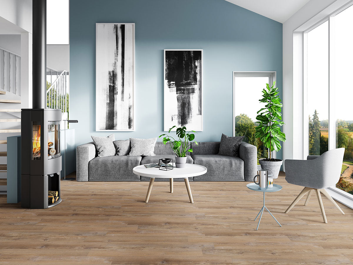 MSI Glenridge Lime Washed Oak Luxury Vinyl Plank Flooring — surface detail in natural tonality