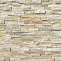 MSI Golden Honey Rockmount — Rockmount Stone Veneer in honey tonality