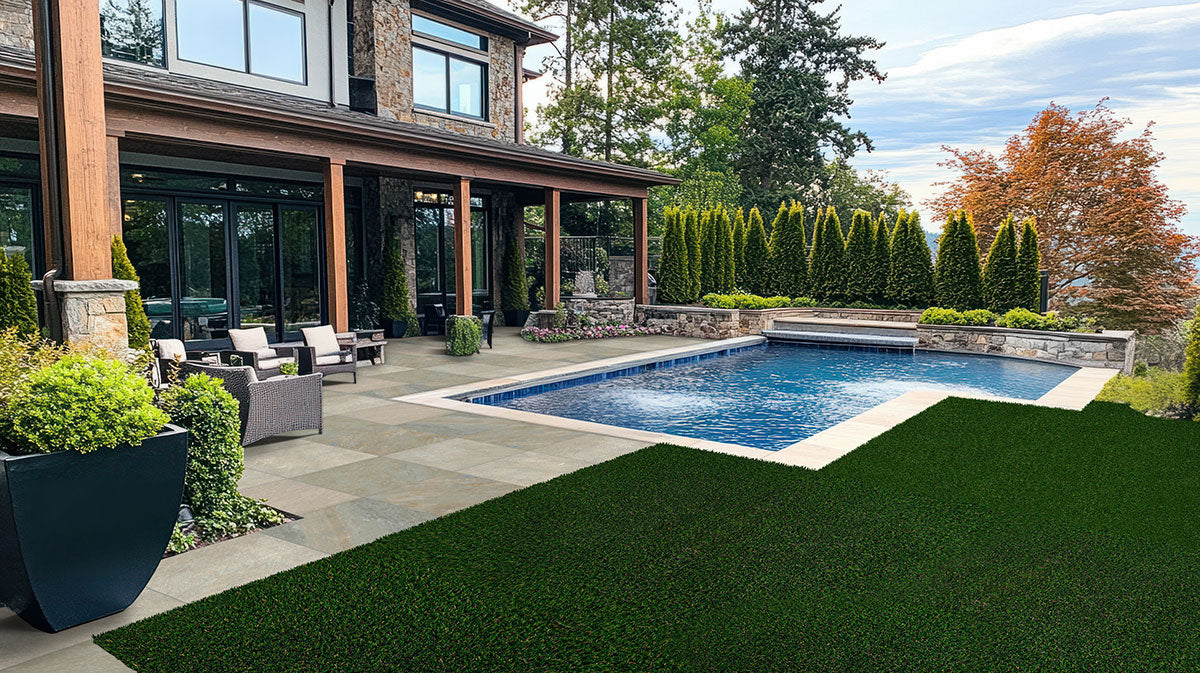 MSI Golden White Porcelain Paver — surface detail in white tonality