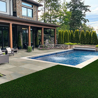 MSI Golden White Porcelain Paver — surface detail in white tonality